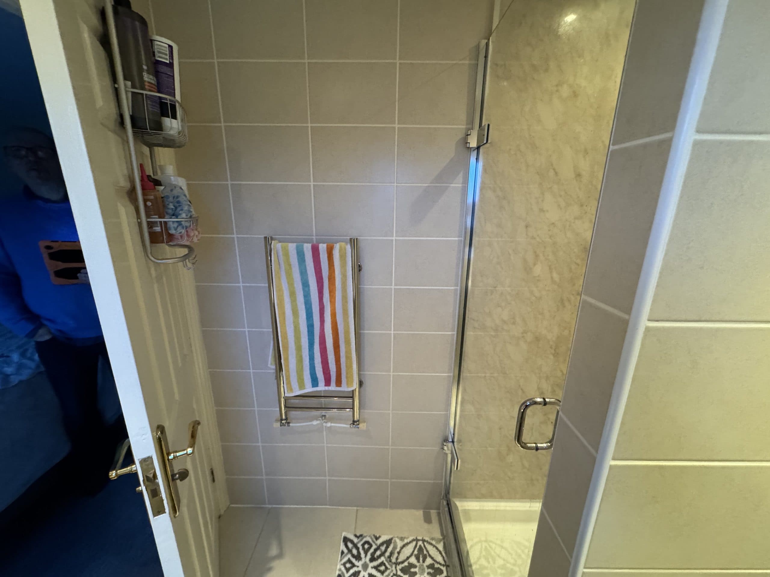 A luxurious bathroom transformation recently completed for a client.