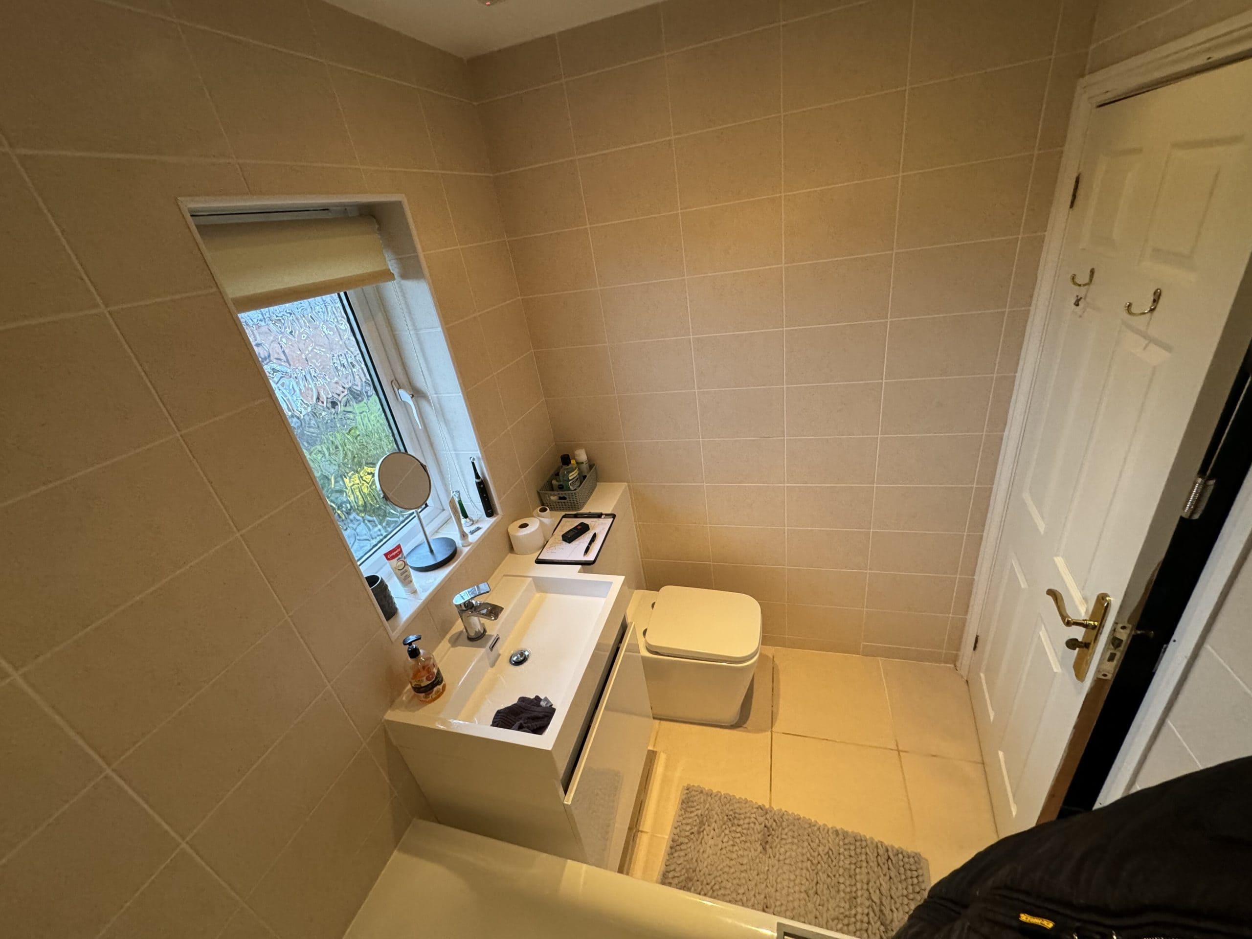 A luxurious bathroom transformation recently completed for a client.