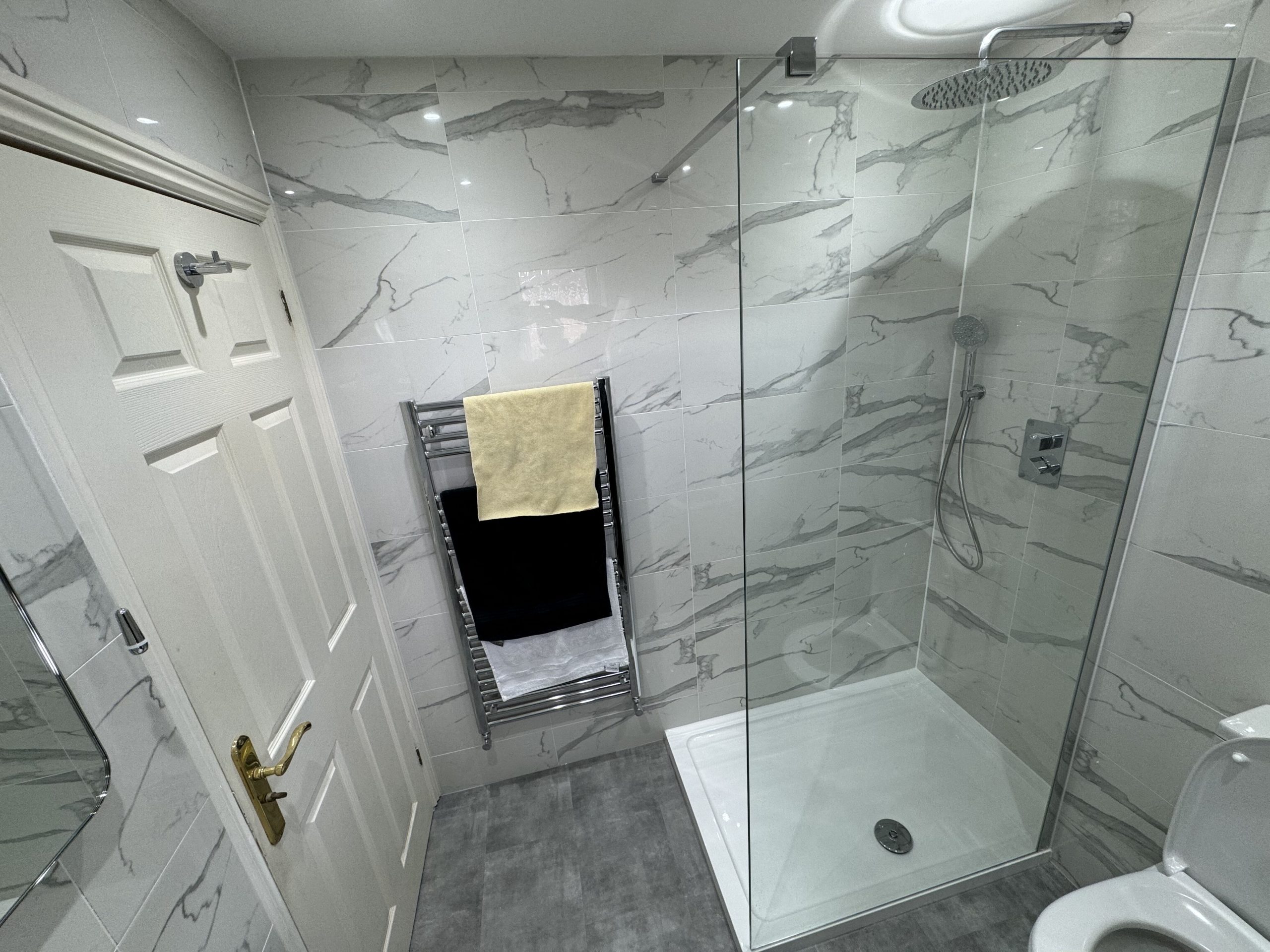 A beautifully completed bathroom renovation by the Pete Bird team
