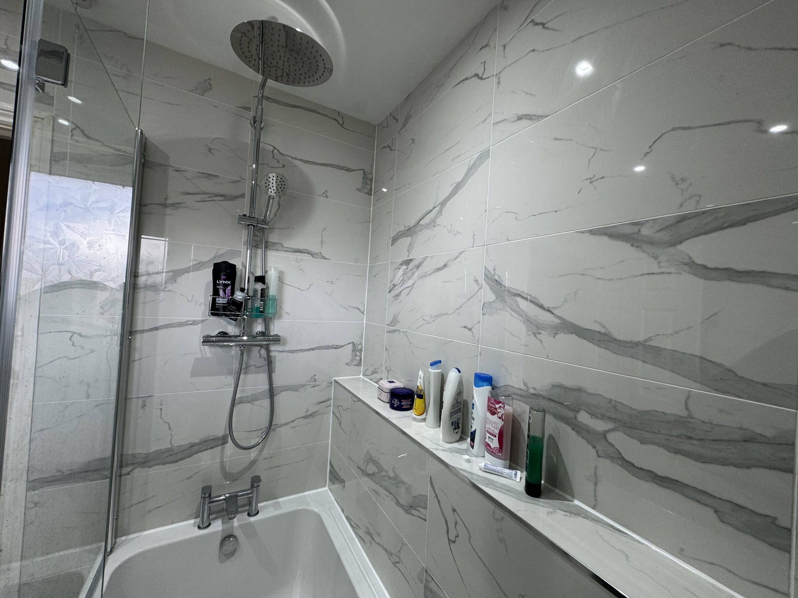 A beautifully completed bathroom renovation by the Pete Bird team