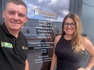 Outside Showroom - the team